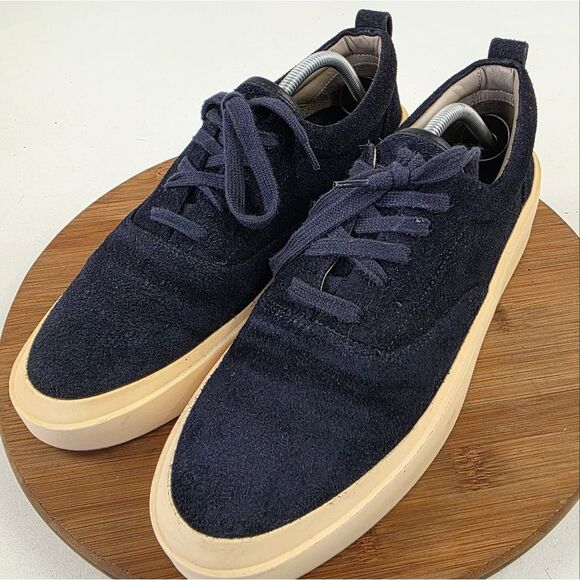 Fear of God 101 Lace Up Blue Suede Sneakers Mens Shoe Size EU 42 US 9 - Picture 2 of 15